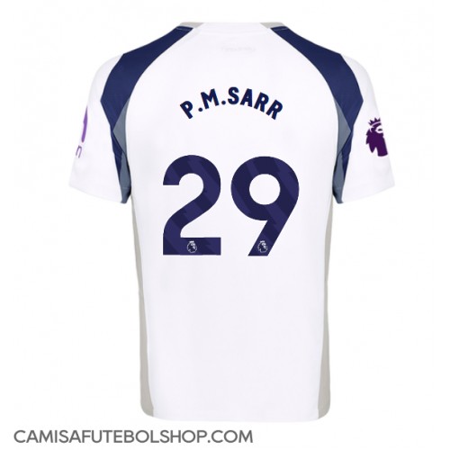 Camisa de time de futebol Tottenham Hotspur Pape Matar Sarr #29 Replicas 1º Equipamento 2025-26 Manga Curta